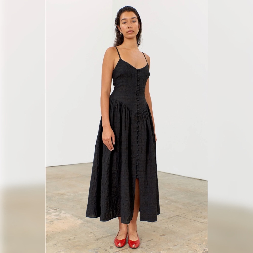 Mara Hoffman Mischa dress black 2